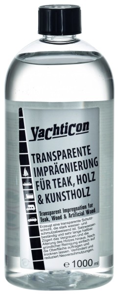Holz Imprägnierung Boot, Transparent – für Teak & Kunstholz 1000 ml I YACHTICON