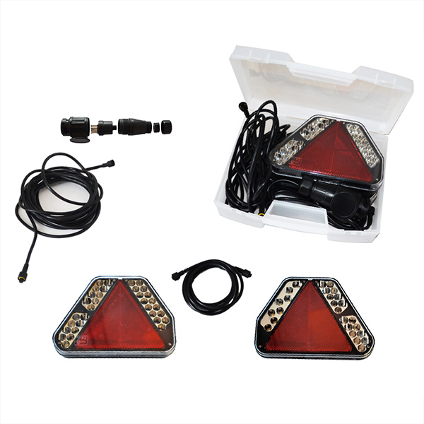 LED Anhänger-Rückleuchten-Set, wasserdicht, Plug&Play Montage, inkl.  Kabel/Stecker