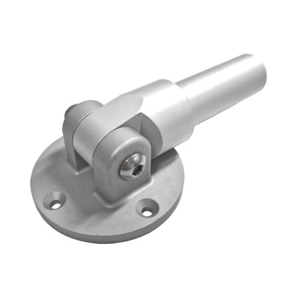 Mast foot/swivel mount aluminium for 30 mm tubes, solar and radar mast - NOA ALUMINIUM