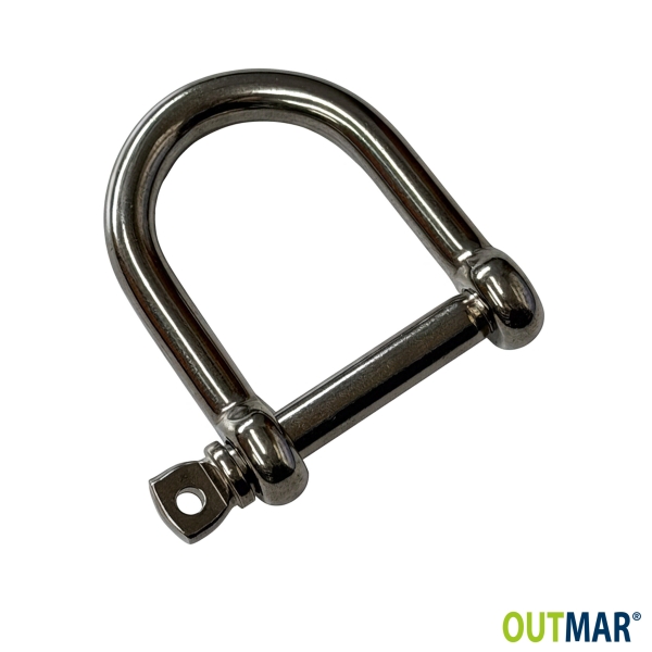 Rundschäkel weit 50 mm, Edelstahl A4 (AISI 316) I MARINETECH