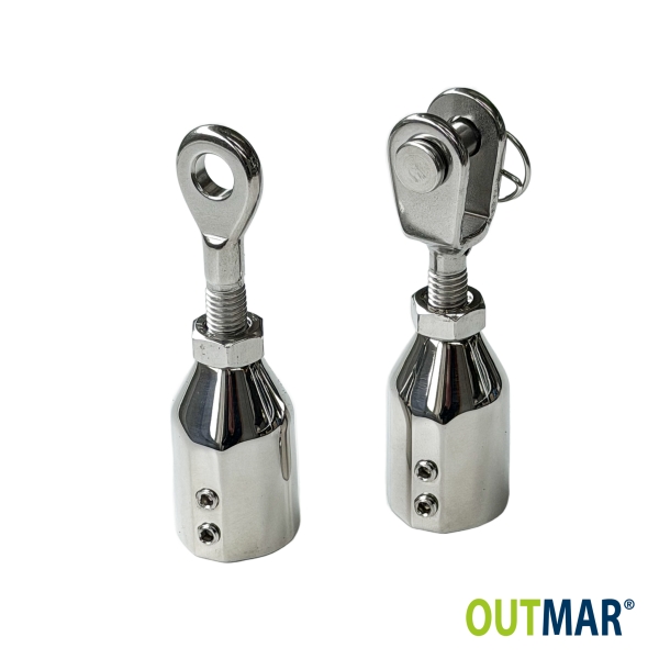 Stanchion Connectors for 25 mm Guardrail Tubes