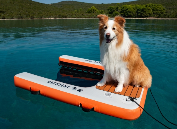 DECKTENT Inflatable Dog Ramp