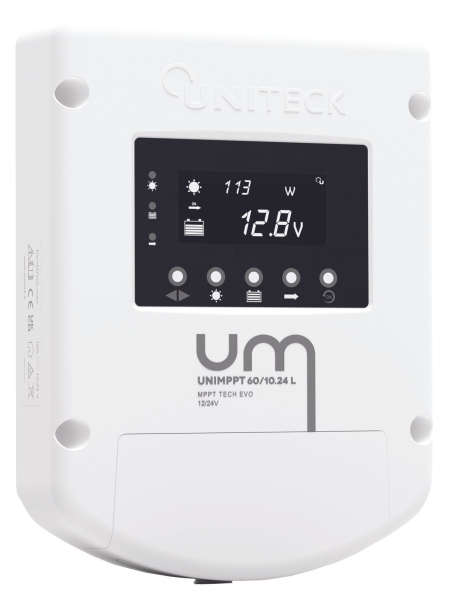 UNITECK UNIMPPT Solar-Laderegler MPPT für Gel AGM Lithium LiFePO4 Batterieladung