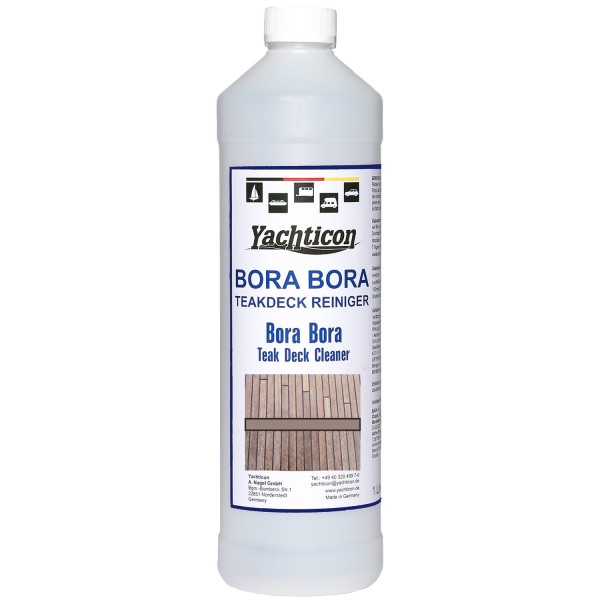 Teakdeck Reiniger gegen schwarze Flecken