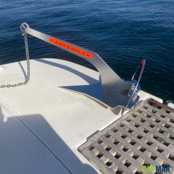 TREM Anker-Regenschirm – Stahl, Feuerverzinkt, 4 Kg, Mit Automatischem Öffnungssystem