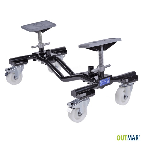 Bootstransportwagen bis 1.200 kg Zuladung, höhenverstellbar 450 - 670 mm I GC-MASKINER DOLLY