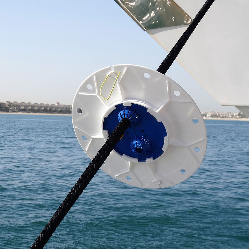 blau/weiß für Reling und Relingsdraht 5-32 mm Starkwind Wäscheklammer Fixclip 