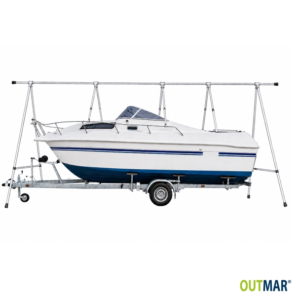 Deckgestell für Cuddy- & Weekender-Motorboote | Winterlagergestell für Trailerboote von 6 bis 8 m
