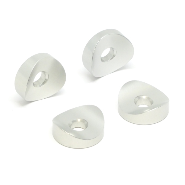ATLANTIC TOWERS Set of 4 curved washers for 38 mm tube