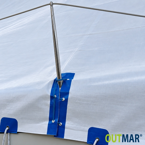 Tape to join tarpaulins incl. Rope toggles