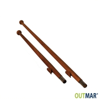 Akozon Fahnenmast Edelstahl Boot – 40cm, Für Yacht & Schiffe, Flaggenhalter Mit Rail