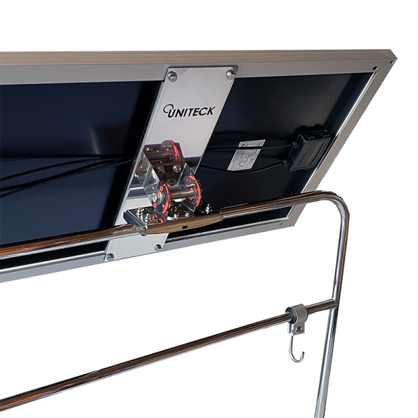 UNITECK UNIFIX 100.1 WB Verstellbare Solarmodul Halterung 500 mm - Montage an Reling/Heckkorb 20 - 4